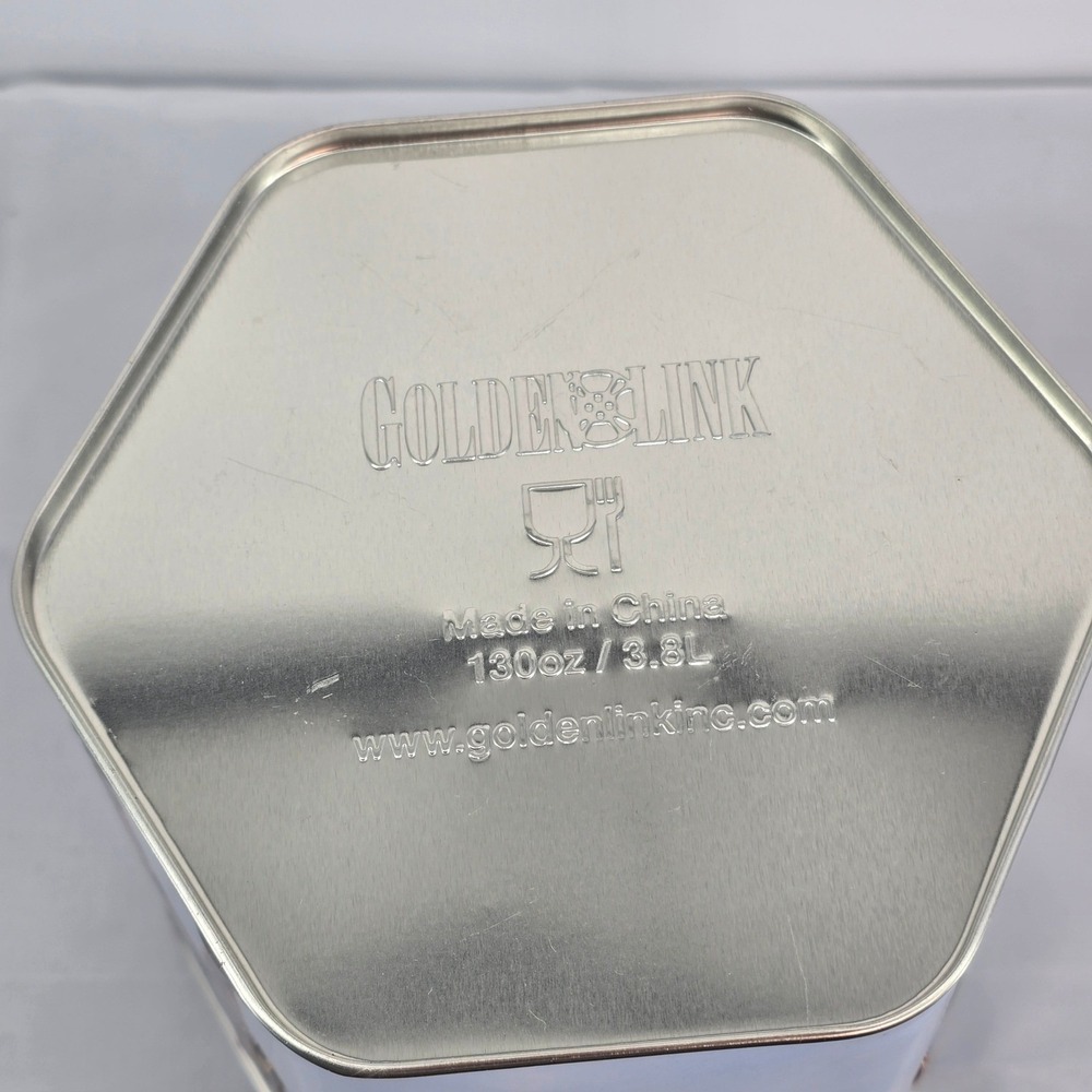 DC Comics Aquaman‎ Movie Popcorn Tin 130oz Metal Bucket Golden Link 2018 Promo - Picture 10 of 10